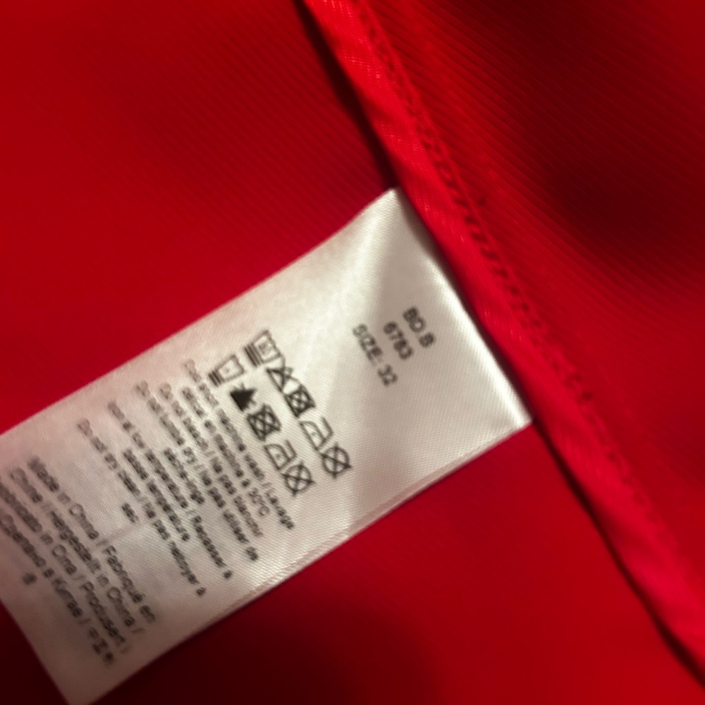 Ganni Red Button-Front Mini Dress - Picture 4 of 4
